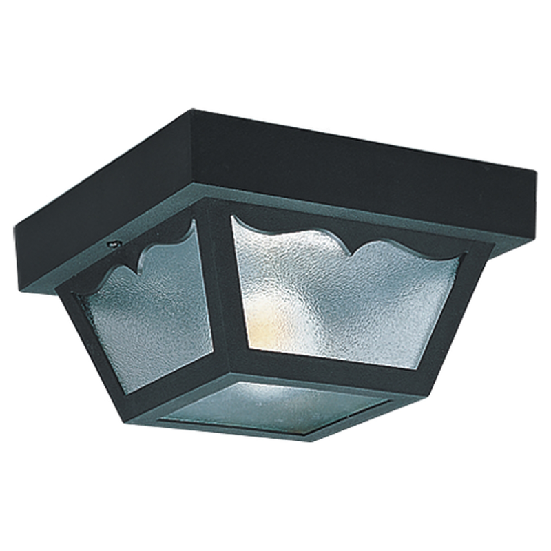 Two Light Outdoor Ceiling Flush Mount
