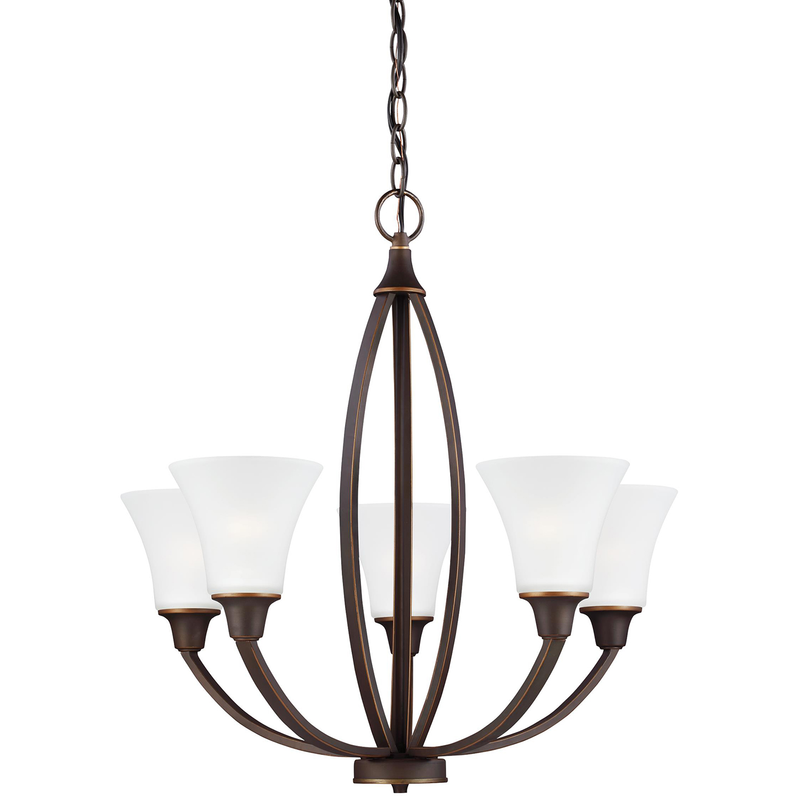 Metcalf Five Light Chandelier