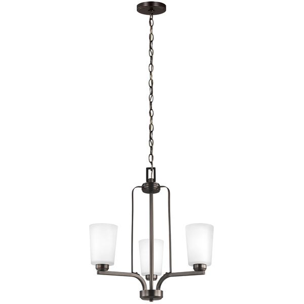 Franport Three Light Chandelier