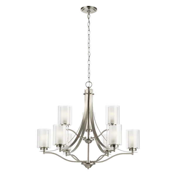 Elmwood Park Nine Light Chandelier