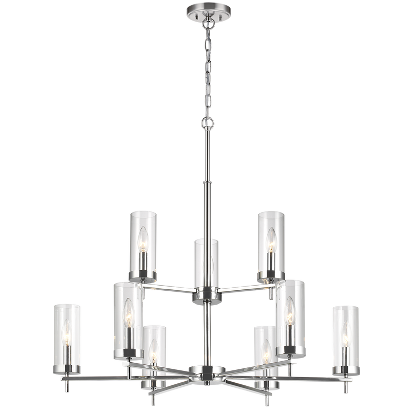 Zire Nine Light Chandelier