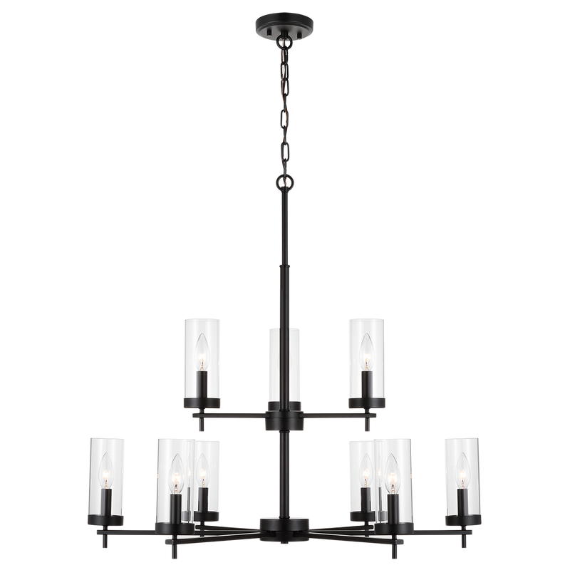 Zire Nine Light Chandelier