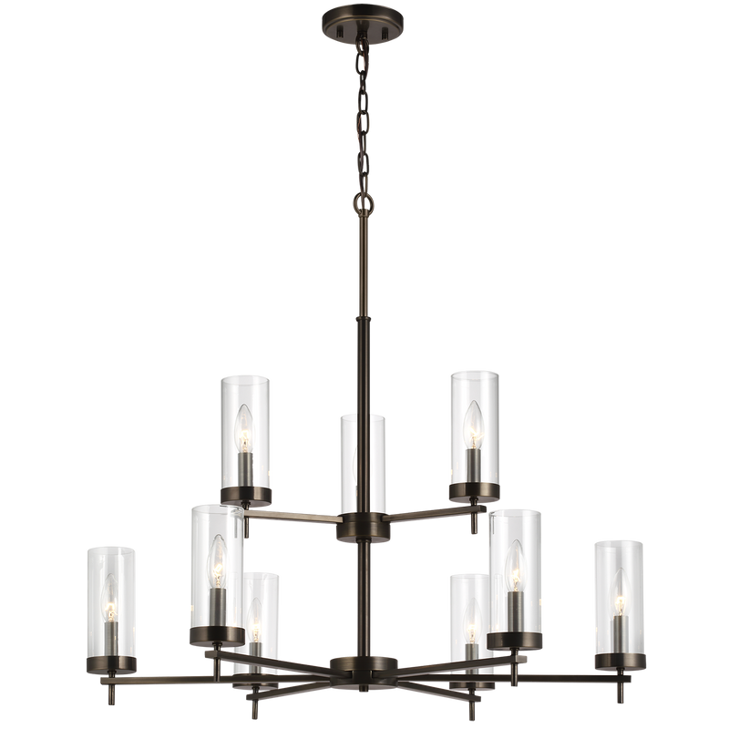 Zire Nine Light Chandelier