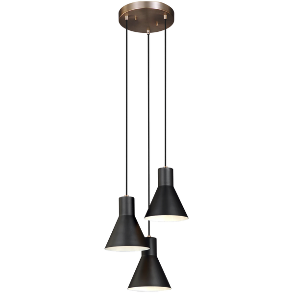 Towner Three Light Cluster Pendant