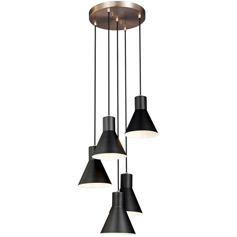 Towner Five Light Cluster Pendant