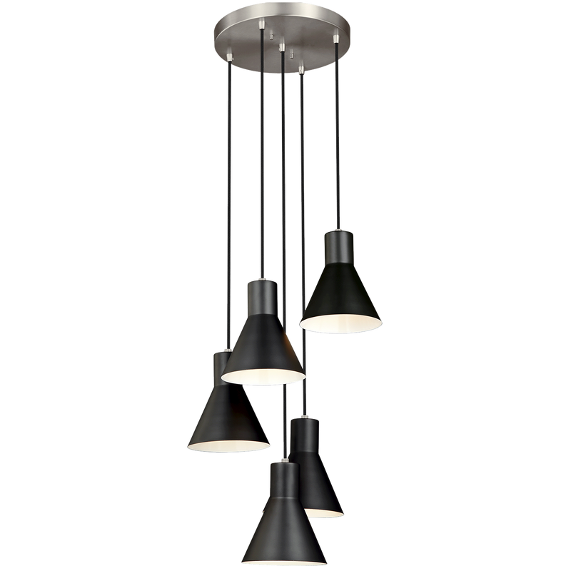 Towner Five Light Cluster Pendant