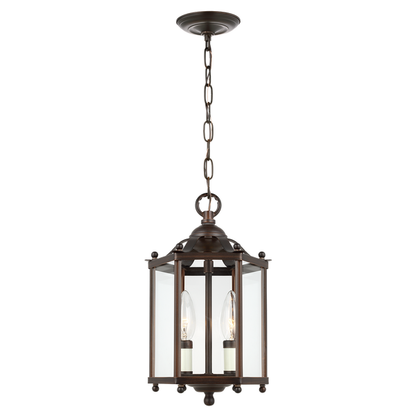 Bretton Three Light Semi-Flush Convertible Pendant