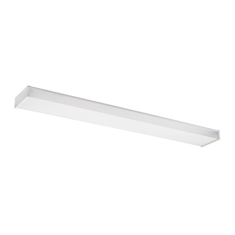 Drop Lens Fluorescent Two Light Ceiling Flush Mount