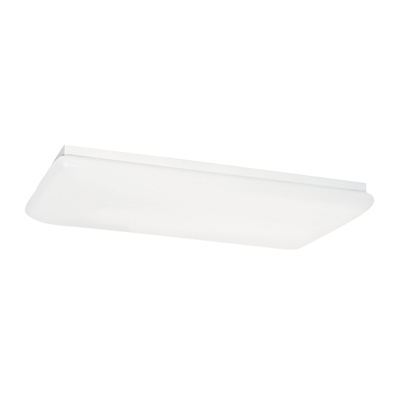 Fluorescent Ceiling Four Light Ceiling Flush Mount