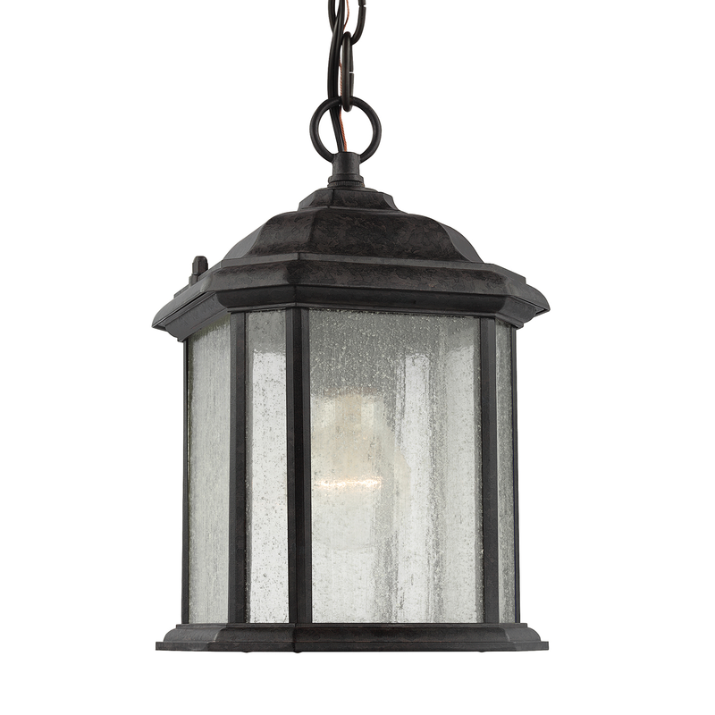 Kent One Light Outdoor Semi-Flush Convertible Pendant