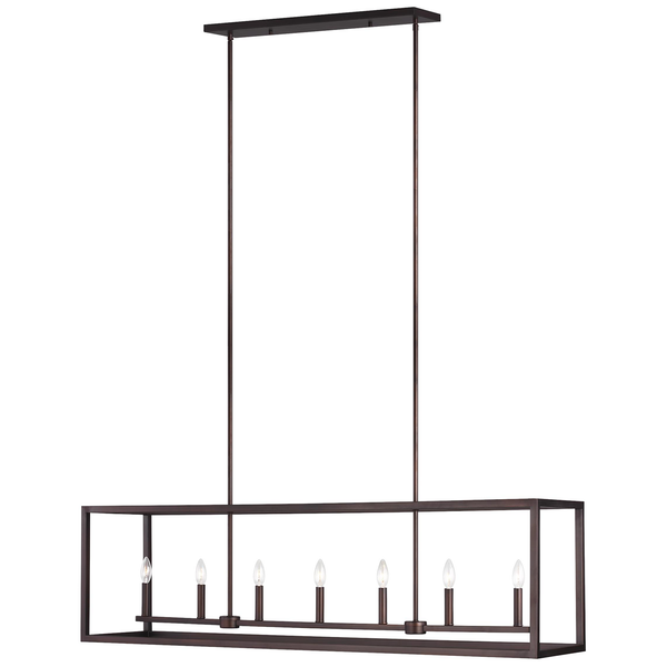 Moffet Street Long Seven Light Island Pendant