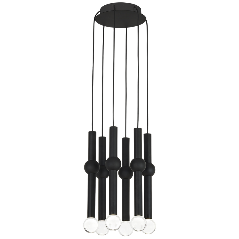 Guyed 6 Light Chandelier