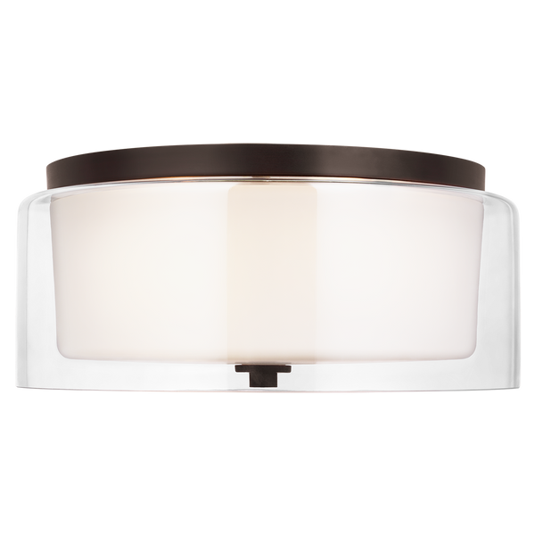 Elmwood Park Two Light Ceiling Flush Mount