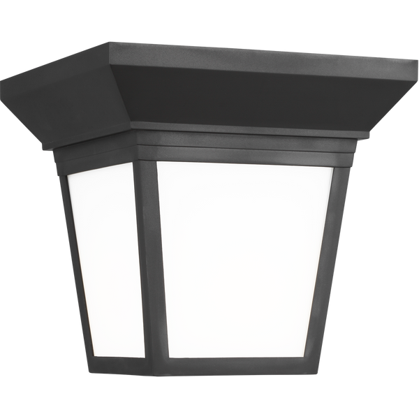 Lavon One Light Outdoor Ceiling Flush Mount