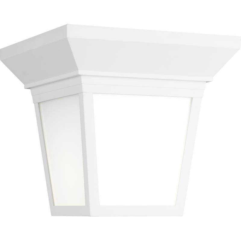 Lavon One Light Outdoor Ceiling Flush Mount