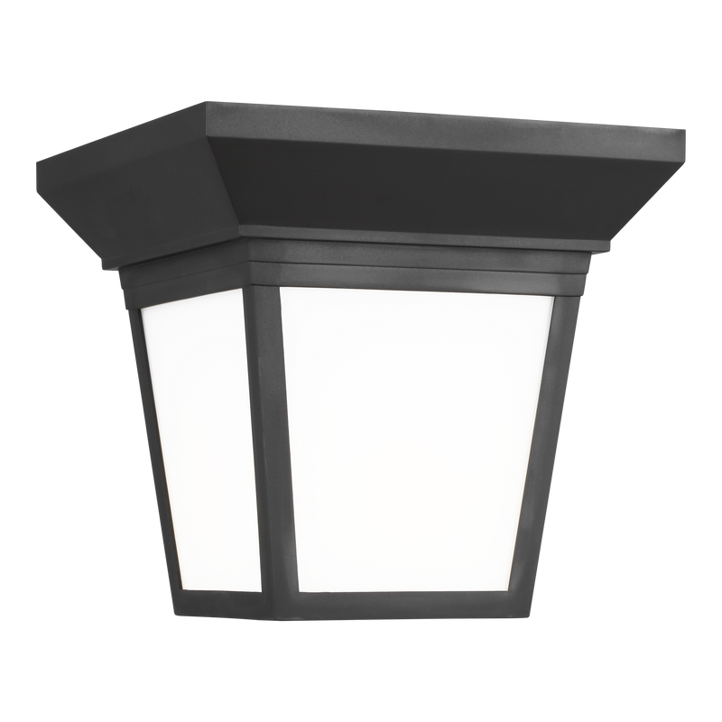 Lavon One Light Outdoor Ceiling Flush Mount