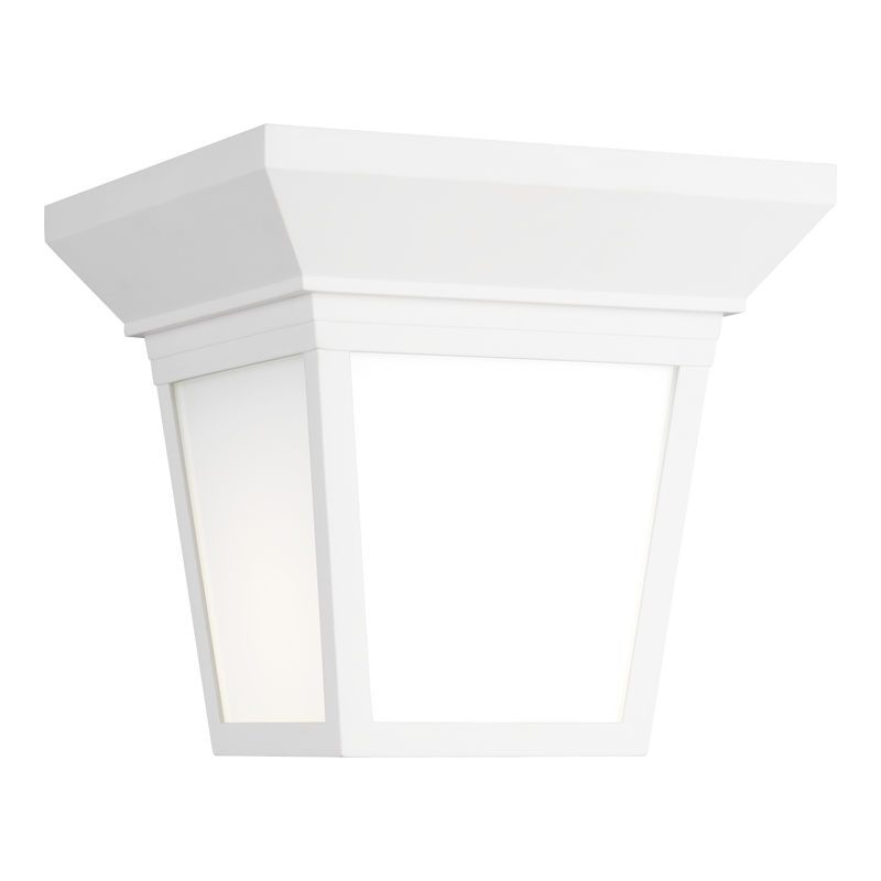 Lavon One Light Outdoor Ceiling Flush Mount