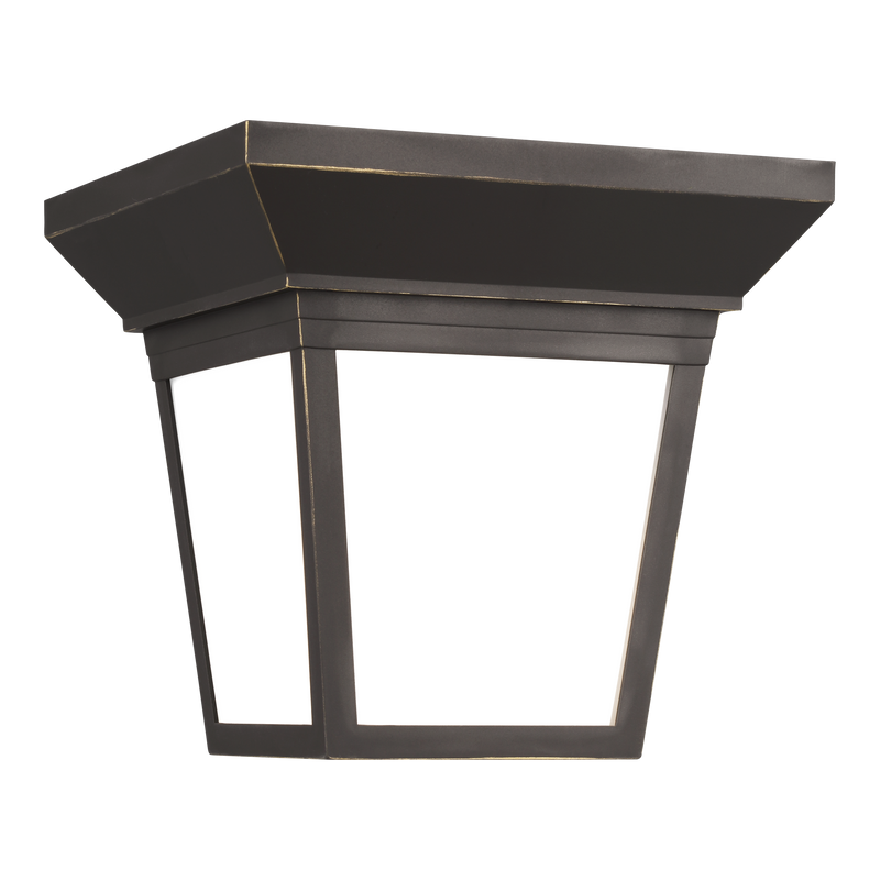 Lavon One Light Outdoor Ceiling Flush Mount