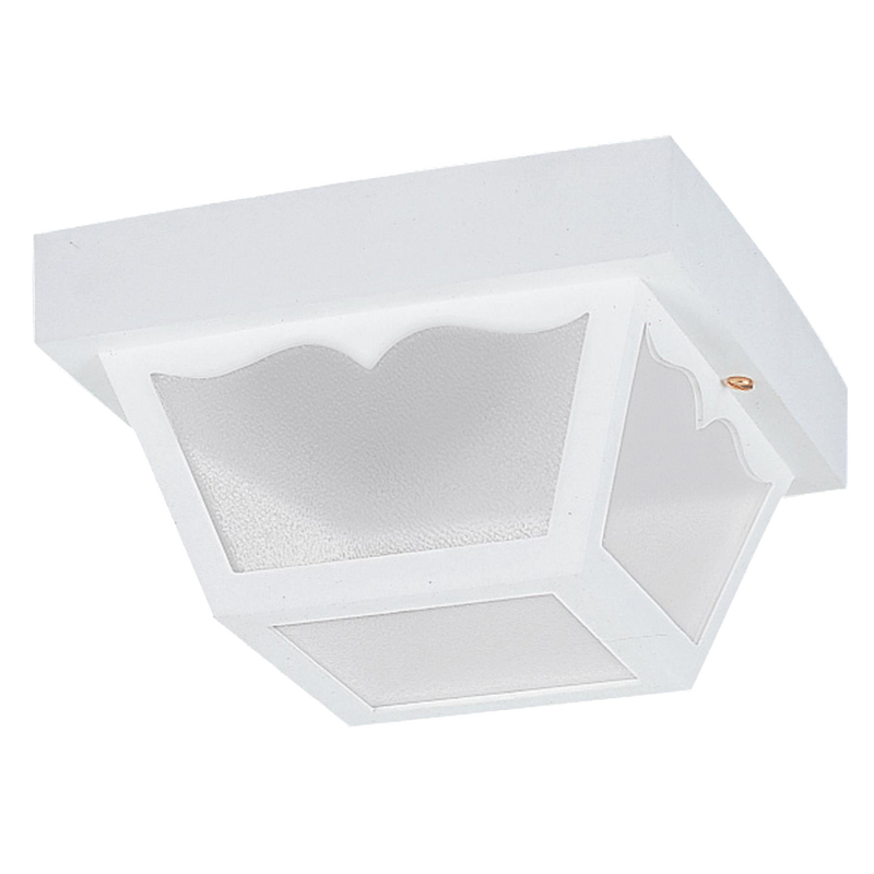 One Light Outdoor Ceiling Flush Mount