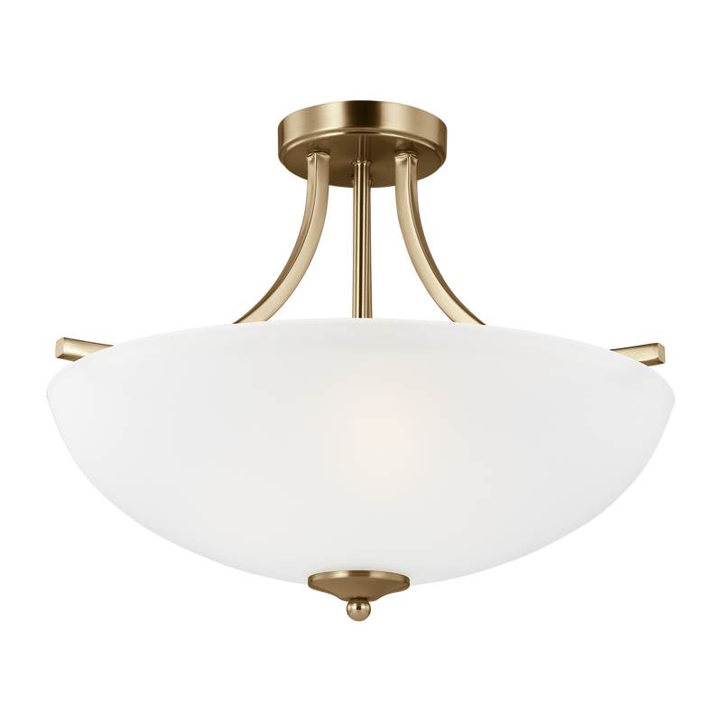 Geary Medium Three Light Semi-Flush Convertible Pendant