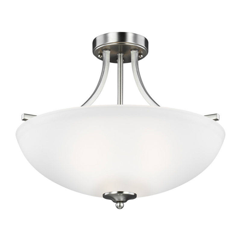 Geary Medium Three Light Semi-Flush Convertible Pendant