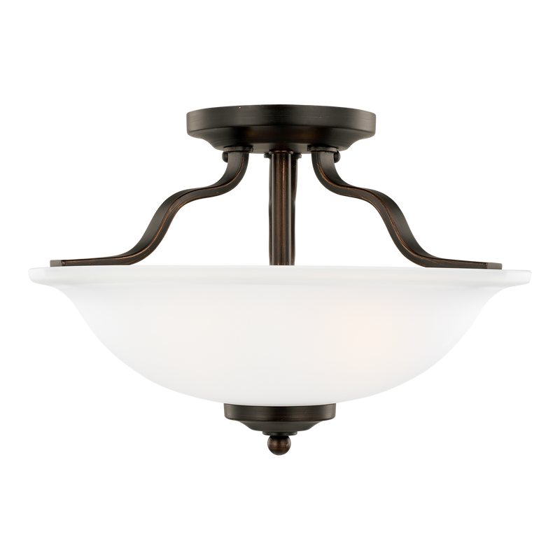 Emmons Two Light Semi-Flush