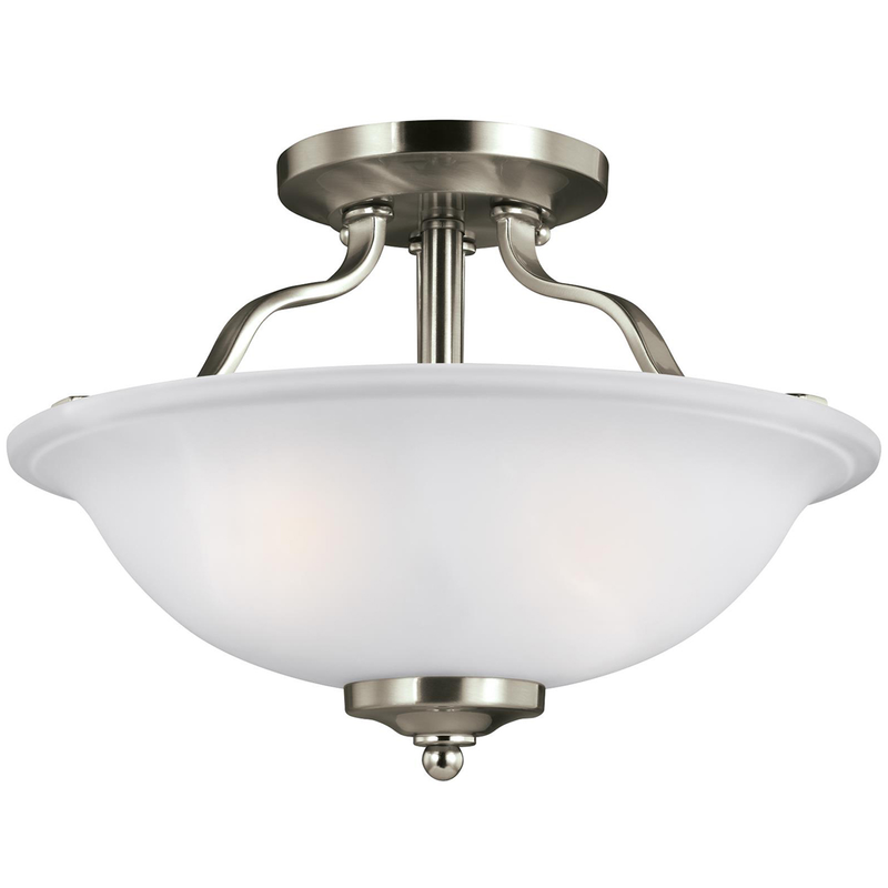 Emmons Two Light Semi-Flush