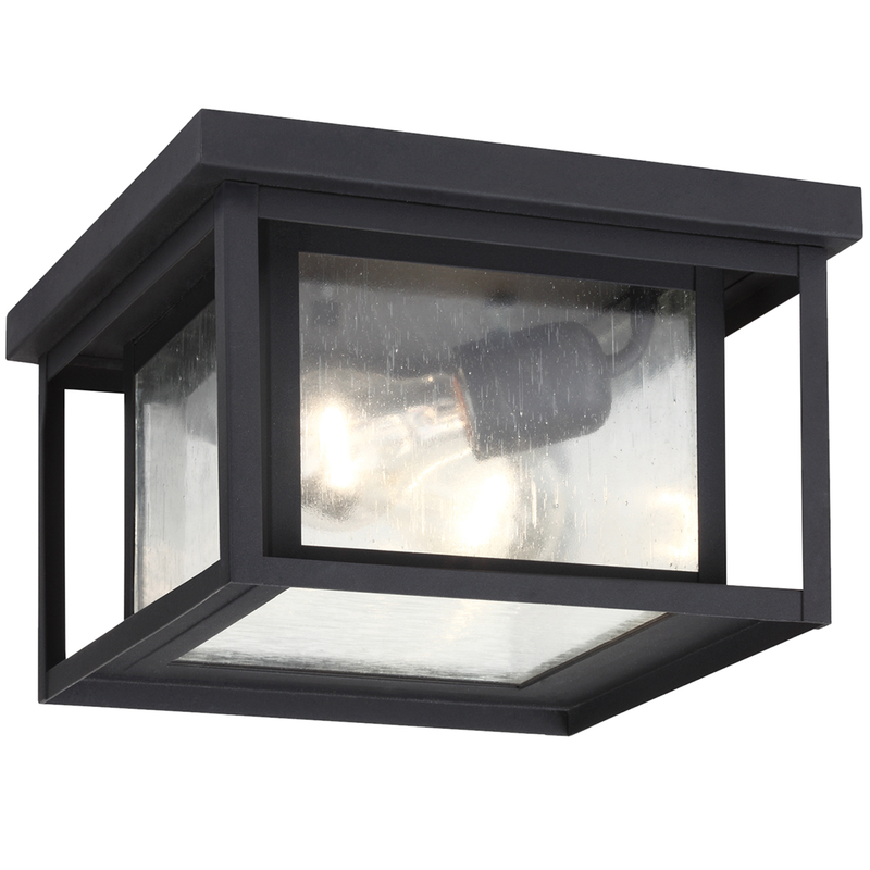 Hunnington Two Light Outdoor Ceiling Flush Mount