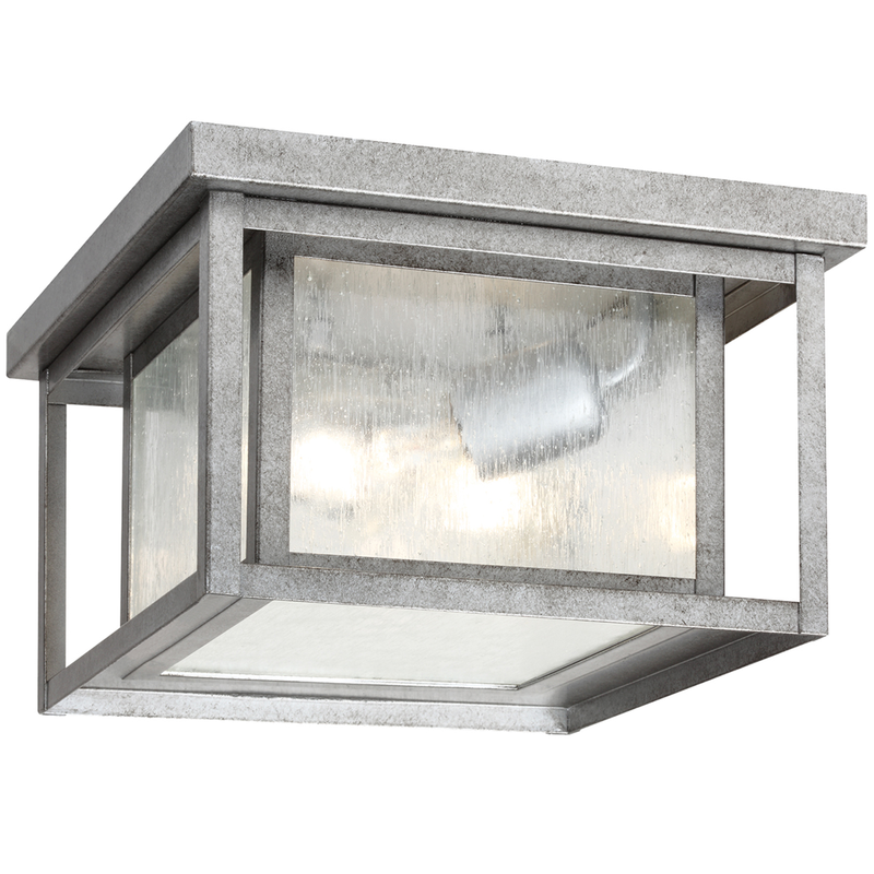 Hunnington Two Light Outdoor Ceiling Flush Mount