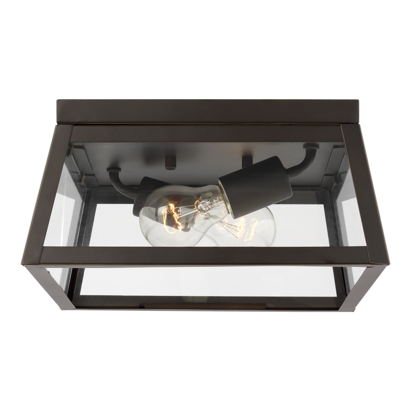 Founders Two Light Outdoor Flush Mount