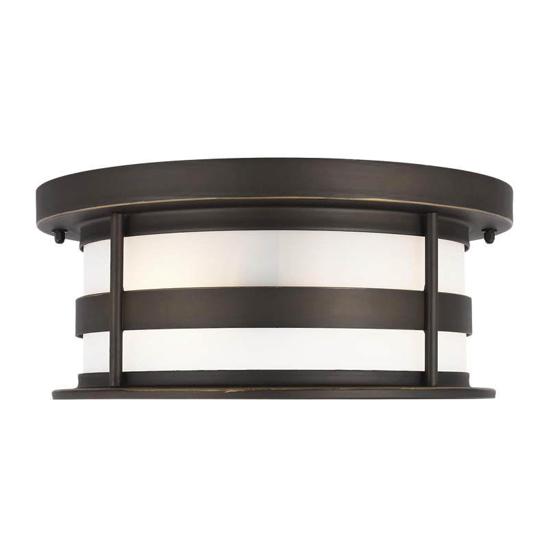 Wilburn Two Light Outdoor Flush Mount