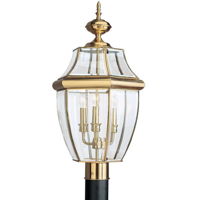 Lancaster Three Light Outdoor Post Lantern