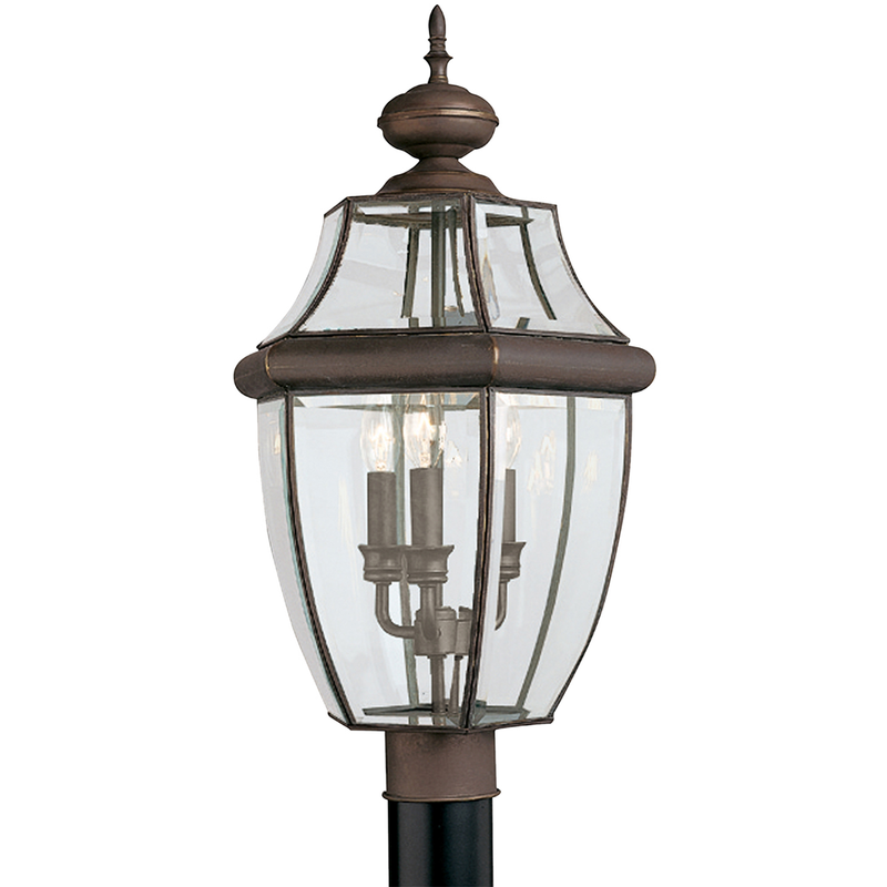 Lancaster Three Light Outdoor Post Lantern