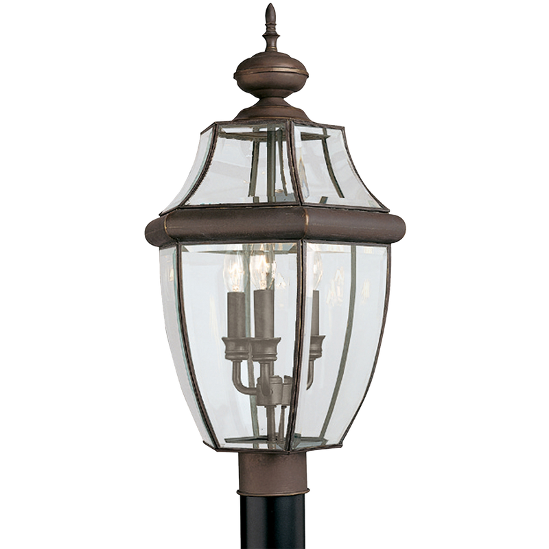 Lancaster Three Light Outdoor Post Lantern