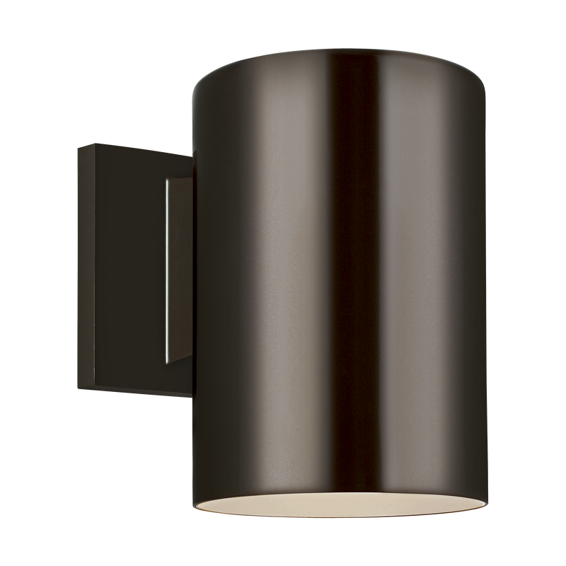Outdoor Cylinders Small LED Wall Lantern