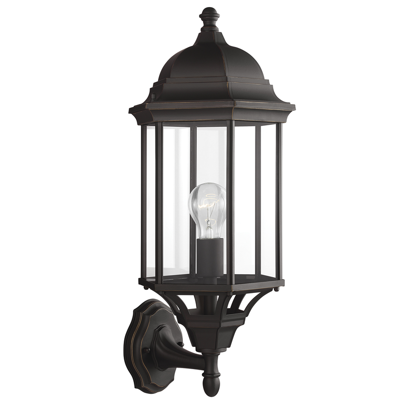 Sevier Large One Light Uplight Outdoor Wall Lantern