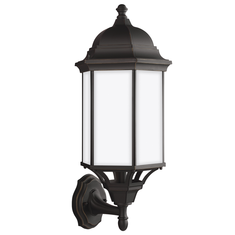 Sevier Large One Light Uplight Outdoor Wall Lantern