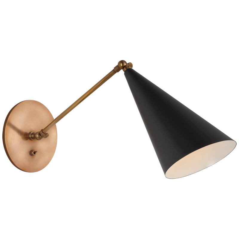 Clemente Single Arm Library Sconce