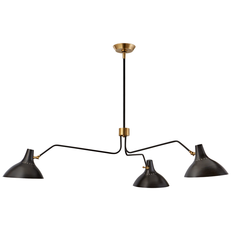 Charlton Large Triple Arm Chandelier