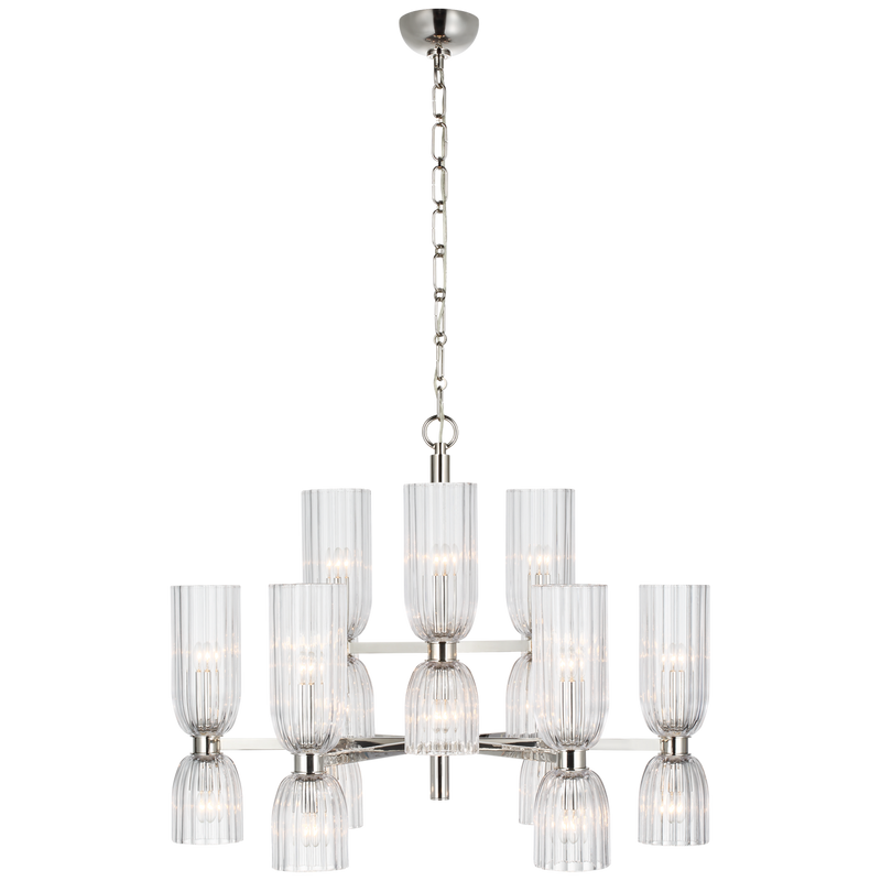 Asalea Medium Two-Tier Chandelier