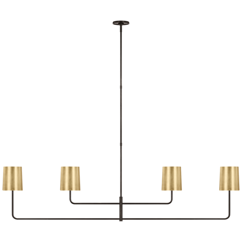 Go Lightly 70" Four Light Linear Chandelier