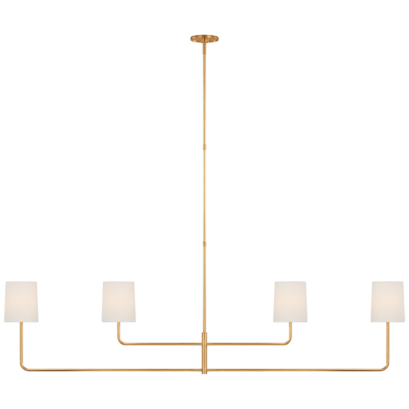 Go Lightly 70" Four Light Linear Chandelier