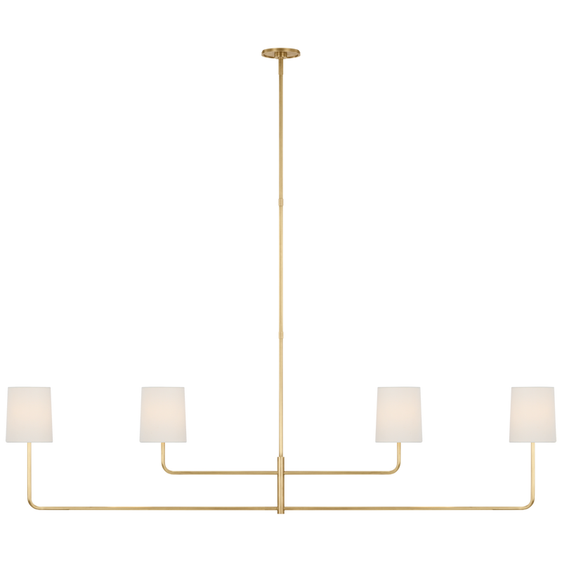 Go Lightly 70" Four Light Linear Chandelier