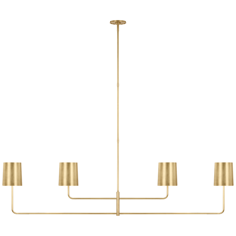 Go Lightly 70" Four Light Linear Chandelier