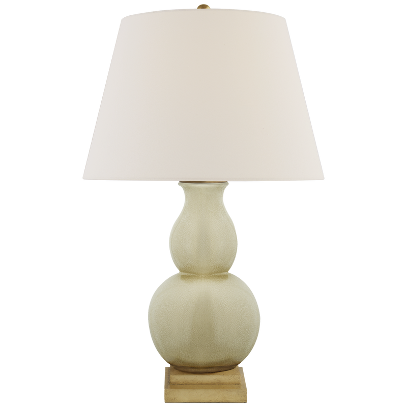 Gourd Form Small Table Lamp