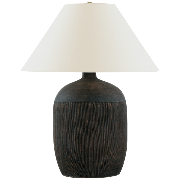 Portis 32" Combed Round Table Lamp