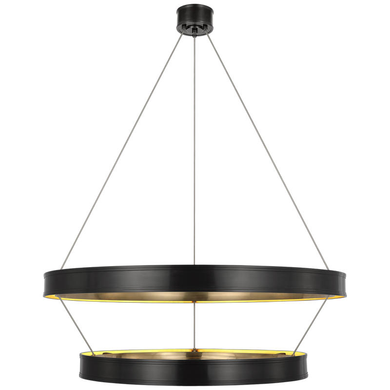 Connery 40" Two-Tier Ring Chandelier