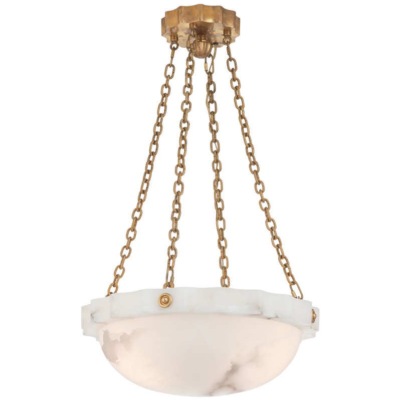 Fluted Band Medium Chandelier