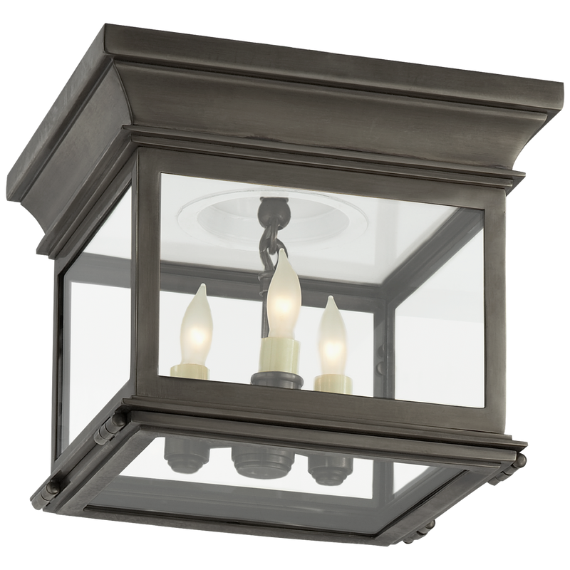 Club Small Square Flush Mount