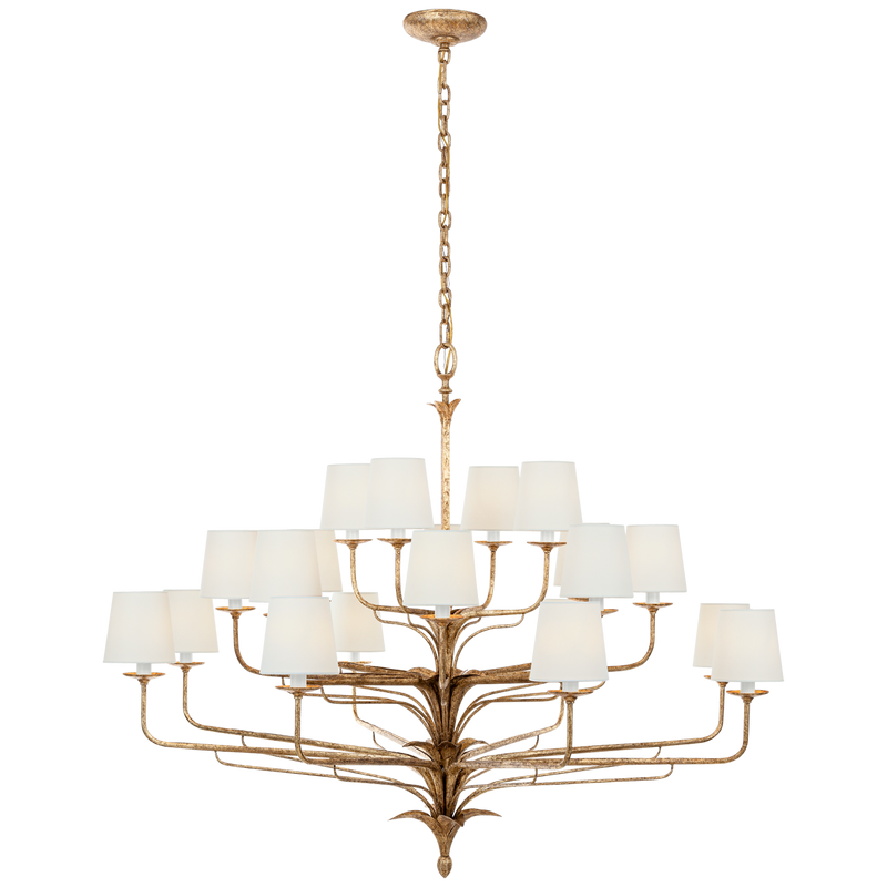 Amalfi 50" Three-Tiered Chandelier